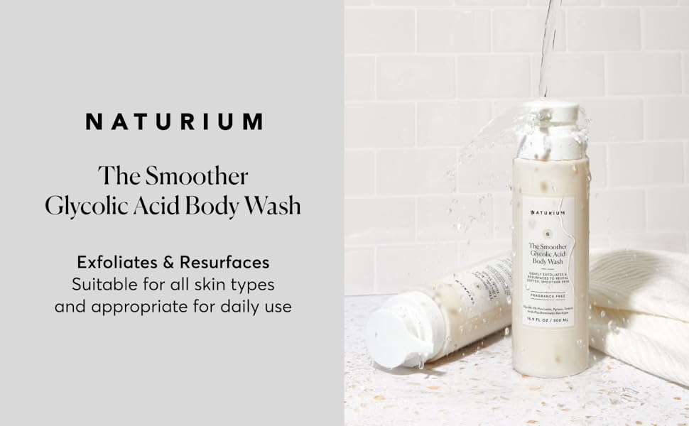 Naturium The Smoother Glycolic Acid Body Wash