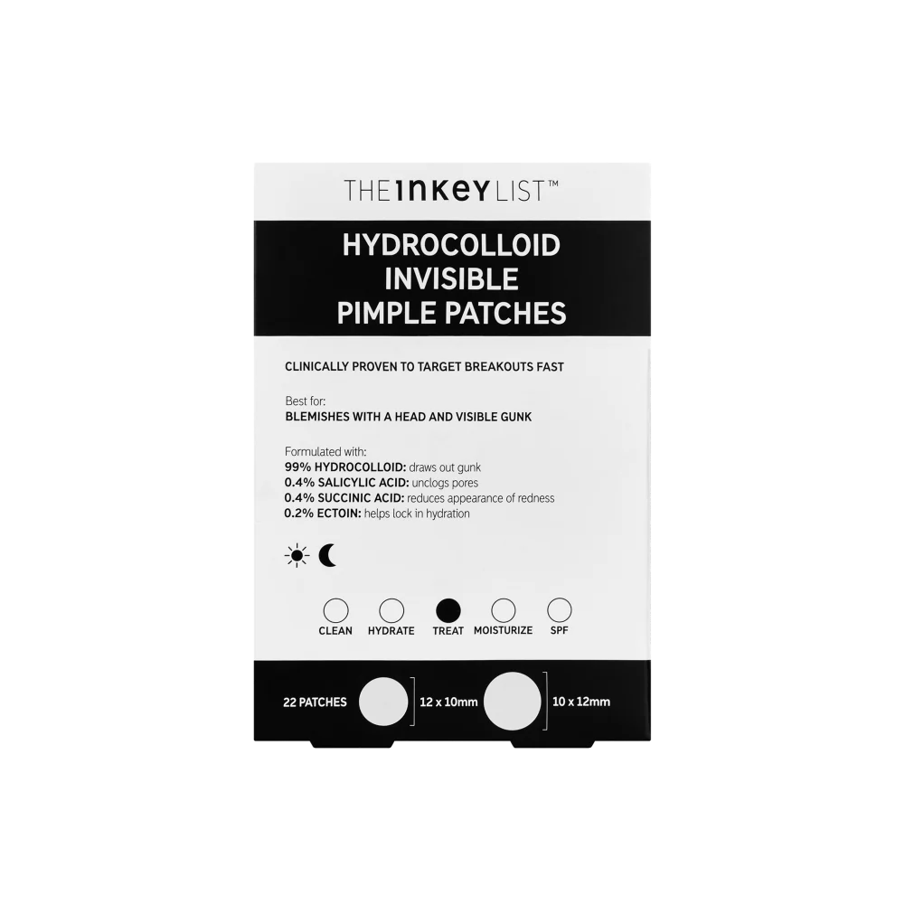 The Inkey List Hydrocolloid Invisible Pimple Patches - Seraphim Beauty