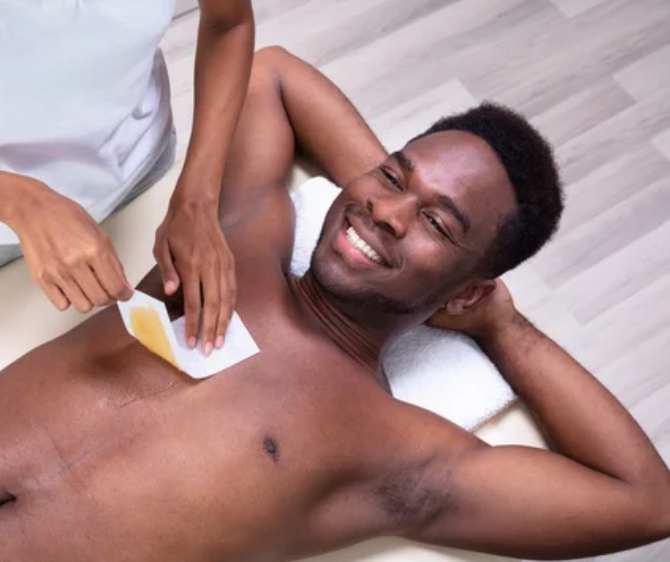 Men’s Chest Wax -Seraphim beauty