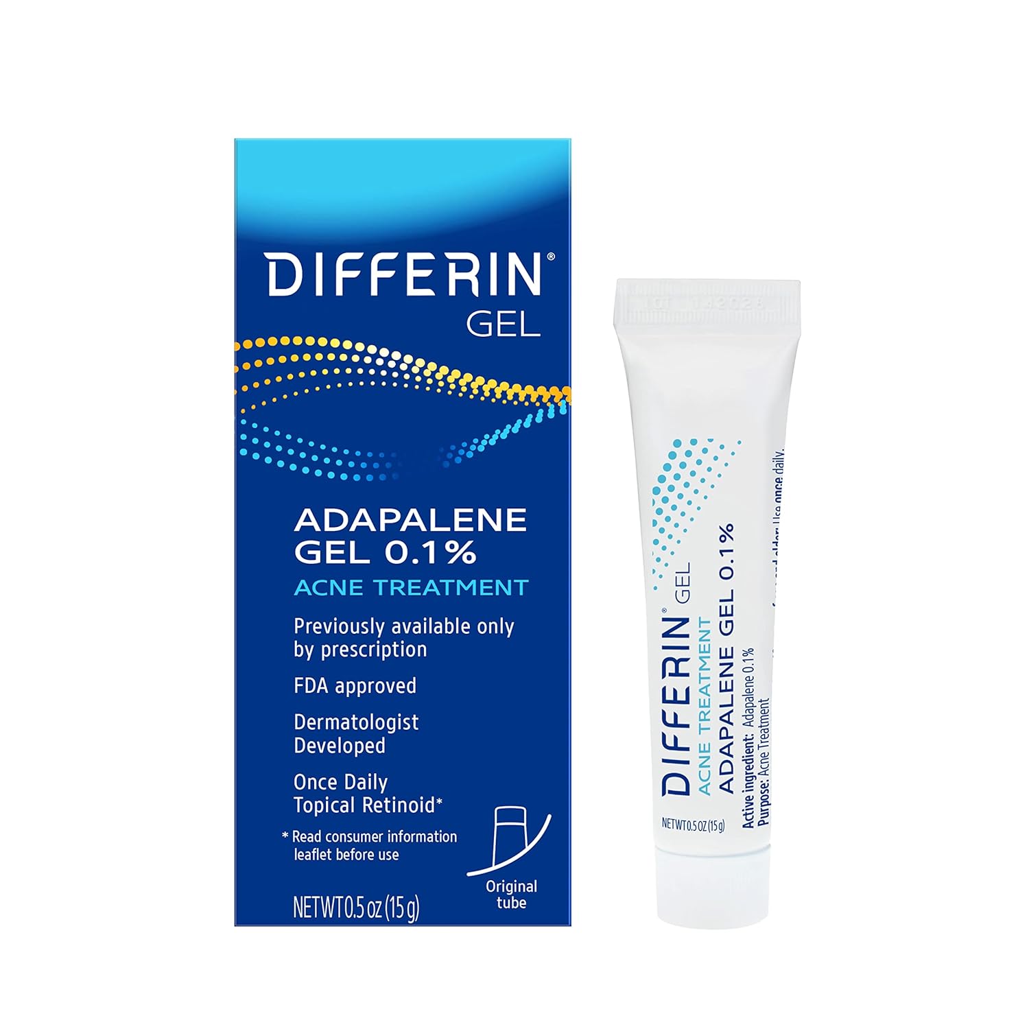 Differin Adapalene Gel 0.1% Acne Treatment - Seraphim Beauty