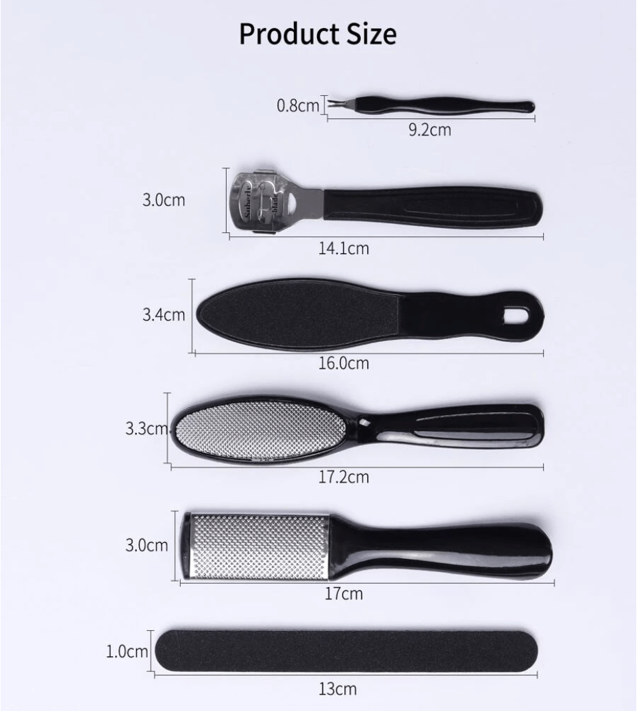 6 Piece Foot Care Set - Seraphim Beauty