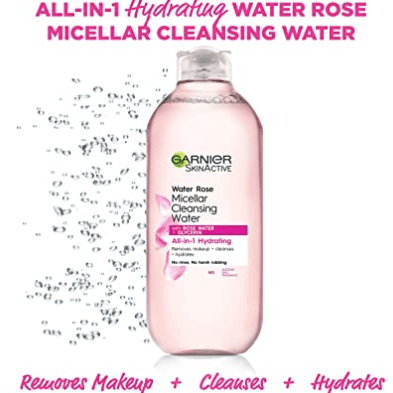 Garnier Skinactive Micellar Cleansing Water - Rose Water and Glycerin - Seraphim Beauty
