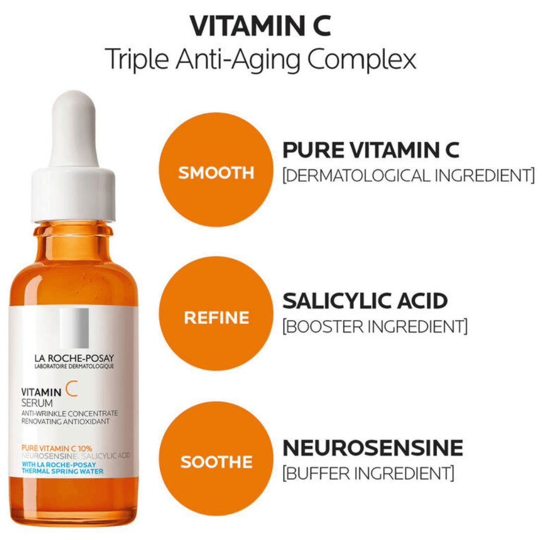 La Roche Posay 10% Pure Vitamin C Serum - Seraphim Beauty