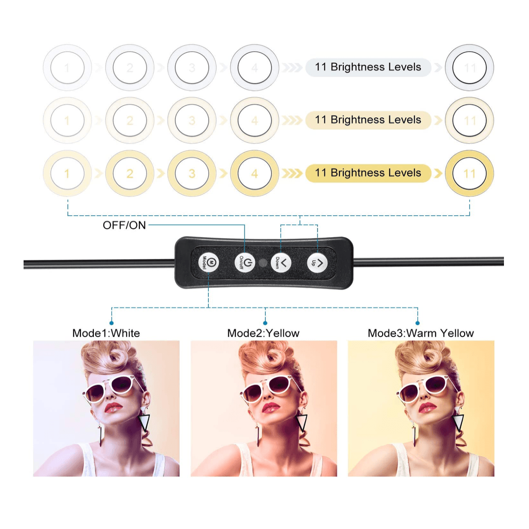 LED Ring Light 10" with Tripod Stand - Seraphim Beauty