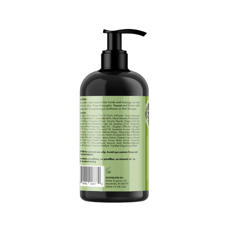 Mielle Rosemary Mint Strengthening Leave-In Shampoo - Seraphim Beauty