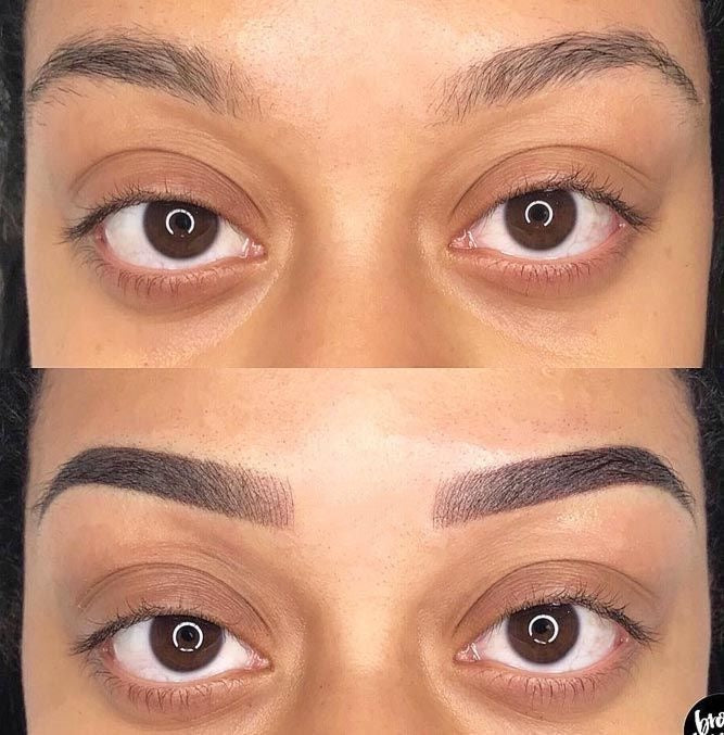 Combination Microblading and Ombre Brow Treatment by Seraphim