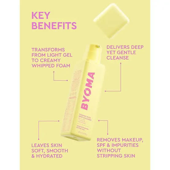 Byoma Foaming Rice Deep Cleanser