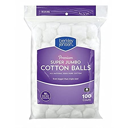 Berkley Jensen Super Jumbo Cotton 100% Cotton Balls - Seraphim Beauty