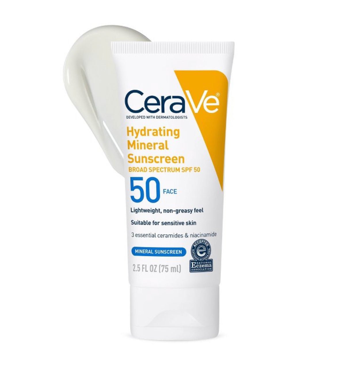 Cerave Hydrating Mineral Sunscreen SPF 50 - Seraphim Beauty