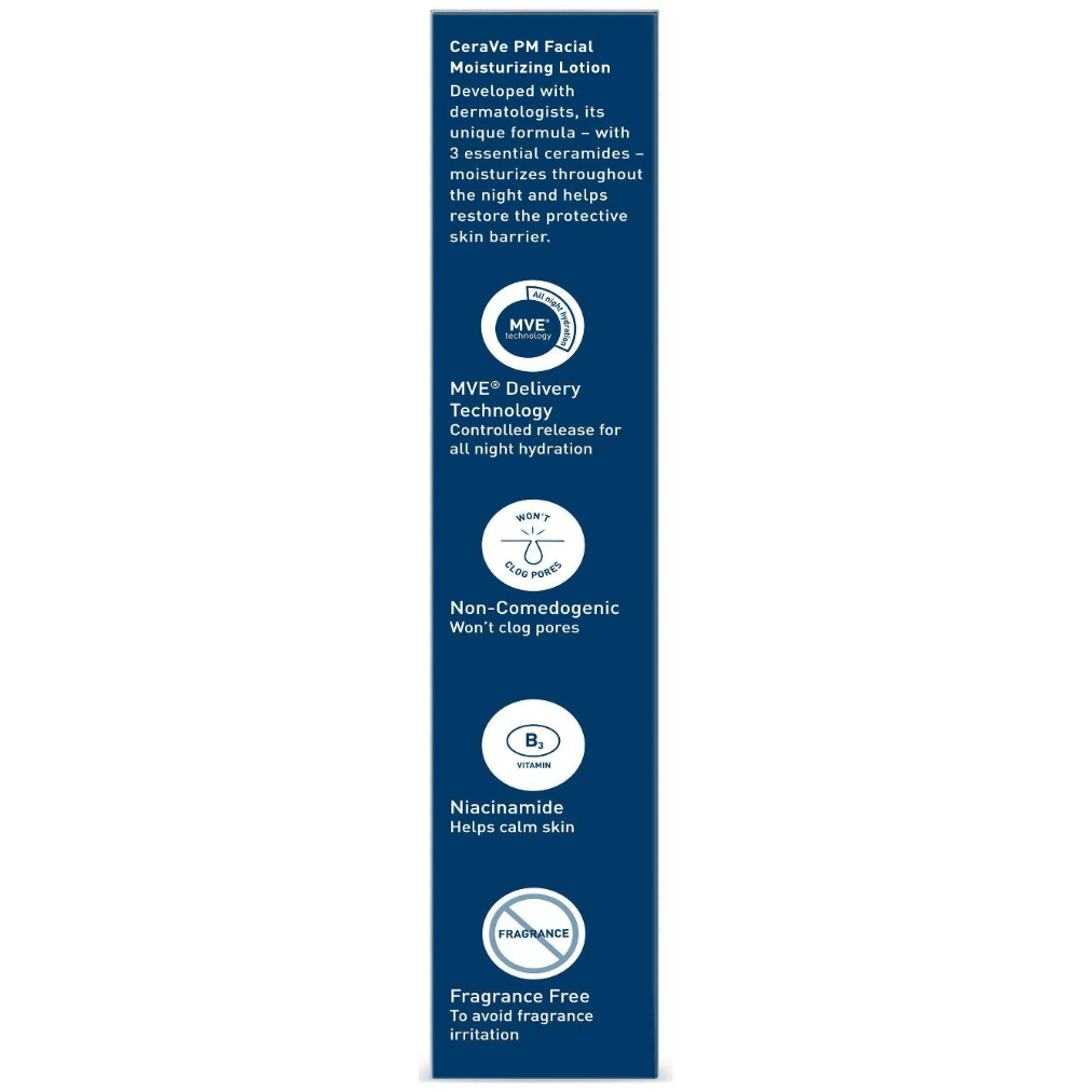 CeraVe PM Facial Moisturizing Lotion for Nighttime - Seraphim Beauty