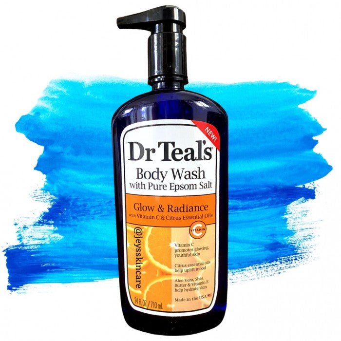 Dr Teal's Glow & Radiance with Vitamin C & Citrus Essential Oils Body Wash - Seraphim Beauty