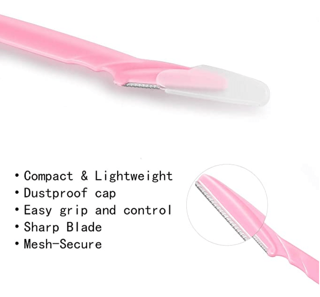 Exfoliating Dermaplaning Tool, Eyebrow Razor, Facial Dermaplane with P ...