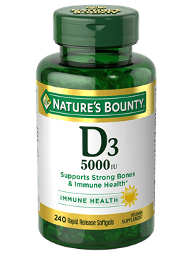 Nature's Bounty D3 Softgel Supplement - Seraphim Beauty