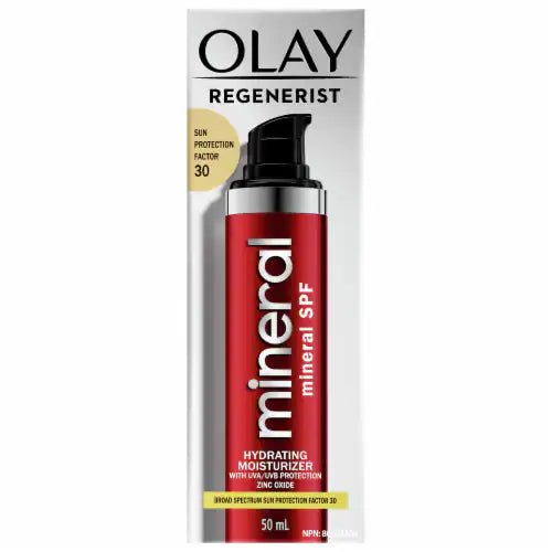 Olay Regenerist Hydrating Mineral Sunscreen SPF 30 - Seraphim Beauty